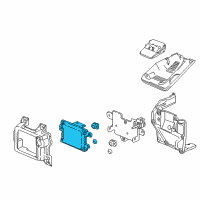 OEM Honda RADAR SUB-ASSY. Diagram - 36802-T3W-J53