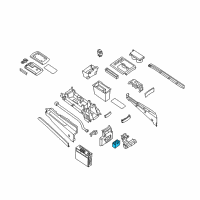 OEM 2006 Infiniti QX56 Cup Holder Assembly Diagram - 96965-7S603