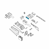 OEM Infiniti QX56 Coin Tray Diagram - 96925-7S000