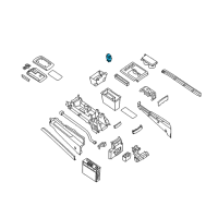 OEM Infiniti Heat Seat Switch Assembly Diagram - 25500-9GA0B