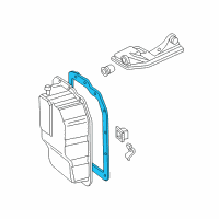 OEM 2007 Ford Escape Side Cover Gasket Diagram - 3L8Z-7F396-AA