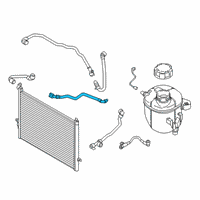 OEM 2019 BMW 740i xDrive Engine Coolant Hose Diagram - 17-12-8-602-617