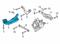 OEM Honda Civic ARM, L- RR- TRAILING Diagram - 52365-T20-A10