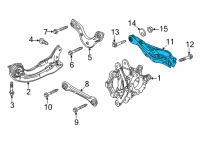 OEM 2022 Honda Civic ARM B, L- RR Diagram - 52355-T20-A00