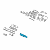 OEM Acura Amplifier Assembly, Automatic Air Conditioner Diagram - 79610-SJA-A02