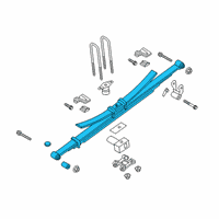 OEM Ford F-350 Super Duty Leaf Spring Diagram - JC3Z-5560-B