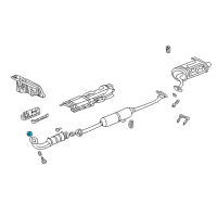 OEM 2004 Honda CR-V Gasket, Exhuast Flexible Diagram - 18229-S7C-003