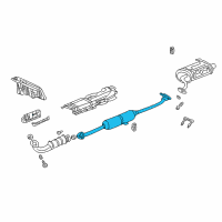 OEM 2004 Honda CR-V Pipe B, Exhuast Diagram - 18220-S9A-003