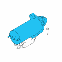OEM 2013 BMW ActiveHybrid 3 Exchange Starter Motor Diagram - 12-41-7-638-195
