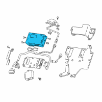 OEM 2002 Acura RL Unit Assembly, On-Star Ecu Diagram - 39531-SZ3-A91