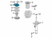 OEM 2022 Honda Civic RUBBER, FR Diagram - 51670-T20-A01