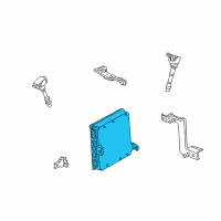 OEM 2005 Honda Civic Control Module, Engine Diagram - 37820-PZA-429