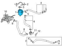 OEM 2022 Chevrolet Bolt EUV Coolant Reservoir Diagram - 42797077