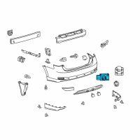 OEM Lexus HS250h Sensor, Ultrasonic, NO.1 Diagram - 89341-33110-C3