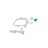 OEM 2007 Chevrolet HHR Socket Diagram - 15231500