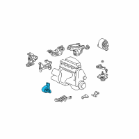 OEM Honda Civic Stopper, FR. Engine (AT) Diagram - 50840-S5A-A81