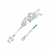 OEM Cadillac CTS Steering Shaft Diagram - 15218203