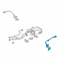 OEM 2002 Toyota 4Runner Oxygen Sensor Diagram - 89465-35580