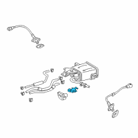 OEM Toyota Corolla Vacuum Valve Diagram - 90080-91233