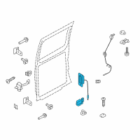 OEM Ford E-350 Econoline Club Wagon Lock Diagram - 8C2Z-15431A03-A