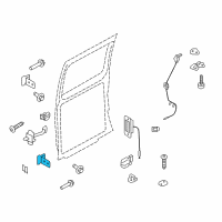 OEM 2013 Ford E-150 Upper Hinge Diagram - 3C2Z-1542900-B