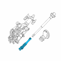 OEM BMW 535d xDrive Universal Joint With Corrugated Tube Diagram - 32-30-6-788-156