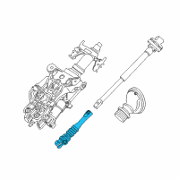 OEM 2017 BMW 530i Universal Joint With Corrugated Tube Diagram - 32-30-6-788-156