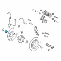 OEM 2009 Ford Fusion Bearing Diagram - 3M8Z-1215-A