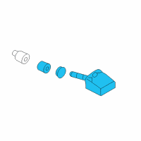 OEM Infiniti QX60 Tire Pressure Sensor Unit Diagram - 40700-9DJ0A
