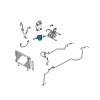 OEM 2002 Lexus RX300 Clutch Assembly, Magnet Diagram - 88410-33120