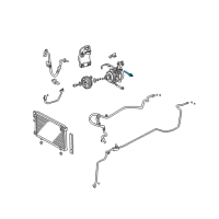 OEM 2002 Toyota Camry Compressor Mount Bolt Diagram - 90099-04394