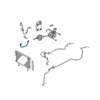 OEM 2007 Toyota Highlander Discharge Pipe Diagram - 88705-48030