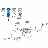 OEM Honda Filter Set, Fuel Diagram - 17048-TY2-A00