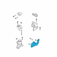 OEM 2012 Ford Fusion Transmission Mount Bracket Diagram - 6E5Z-6031-HA