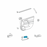 OEM Toyota Prius C Window Switch Diagram - 84820-06061