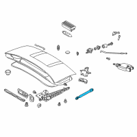 OEM BMW Z3 Gas Pressurized Spring Diagram - 51-24-2-497-679