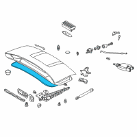 OEM 2000 BMW Z3 Trunk Lid Gasket Diagram - 51-71-8-397-644