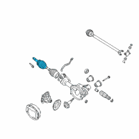 OEM Ford Explorer Axle Assembly Diagram - 6L2Z-3A428-AA