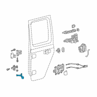 OEM 2019 Jeep Wrangler Check-Rear Door Diagram - 68349632AC