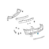 OEM Chrysler Sebring Cover-Tow Hook Diagram - 1CM56TZZAA