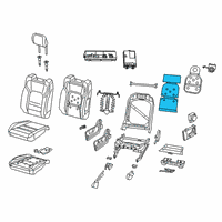 OEM Ram Pad-Seat Back Diagram - 68309556AA