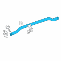 OEM 2000 Chevrolet Corvette Stabilizer Bar Diagram - 10283944