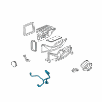 OEM 2004 Cadillac CTS Harness Asm, Blower Motor Resistor Diagram - 25740410