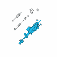 OEM 2020 Nissan Frontier Column-Steering Tilt Diagram - 48810-9BF0A