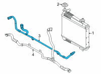 OEM 2022 BMW M4 LINE EXTERNAL RADIATOR Diagram - 17-12-8-088-989