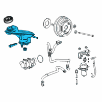 OEM Buick Master Cylinder Reservoir Diagram - 95379884