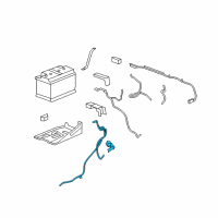 OEM 2013 GMC Sierra 1500 Negative Cable Diagram - 22846472