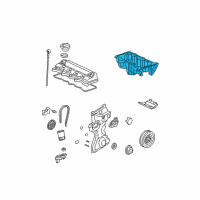 OEM 2007 Honda Civic Pan Assembly, Oil Diagram - 11200-RNA-A02