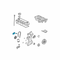 OEM Acura ILX Tensioner, Cam Chain Diagram - 14510-RNA-A01