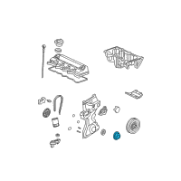 OEM 2007 Honda Civic Sprocket, Chain Drive Diagram - 13620-RNA-A01